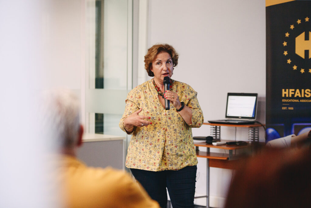 Aimilia Markouizou Speaking